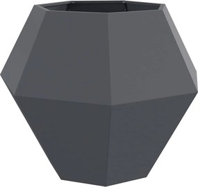 vidaXL Jardinieră Antracit 100 x 100 x 80 cm Oțel