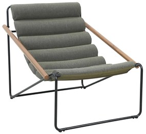 Fotoliu de grădină Yurt, verde-gri