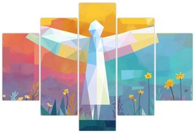 Tablou - Păzitorul florilor (150x105 cm)