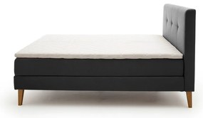 Pat boxspring gri antracit 180x200 cm Stockholm – Meise Möbel