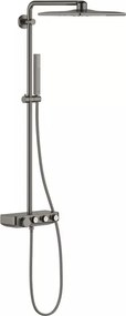 Coloana de dus cu baterie termostatata antracit periat Grohe Euphoria SmartControl 310 Cube Duo
