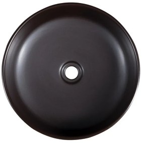 Sapho - Lavoar pentru montaj pe blat PRIORI Ø 41 cm, maro/albastru