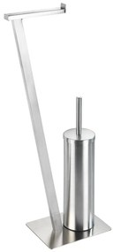 Suport oțel inoxidabil pentru toaletă Wenko Lirio