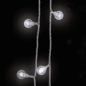Ghirlanda luminoasa, 200 LED-uri, alb rece, 8 functii, 20 m 1, Alb rece, 20 m