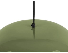 Lustră verde cu abajur din metal ø 50 cm Waved – Leitmotiv