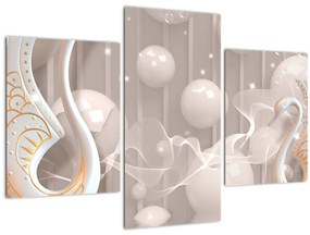 Tablou - Lebede fermecate (90x60 cm)