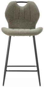 Scaune de bar verzi 2 buc. (înălțime șezut 65 cm) Muli – Marckeric
