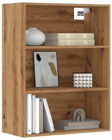 vidaXL Dulap de perete suspendat, Stejar artizanal, 69,5x32,5x90 cm