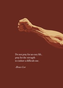 Ilustrație Bruce Lee Quote, Andreas Magnusson