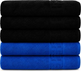 Set 5 Prosoape Premium, 100% Bumbac, Absorbante și Pufoase