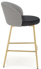 Scaun de bar Bertold, negru
