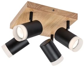 Spot de tavan TORAS 4xGU10/5W/230V stejar Rabalux 73124