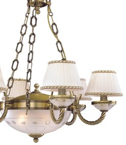 Candelabru din alama 6 brate design italian 4660