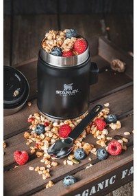 Termos negru pentru mâncare din oțel inoxidabil 400 ml Legendary Classic Black – Stanley