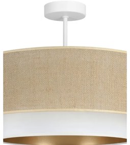 Lustră aplicată SARTA 1xE27/60W/230V alb/iută