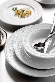 Set de cina SV24Y200, 24 piese, alb, portelan