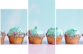 Tablou cu cupcakes (90x60 cm)