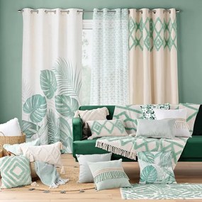 Covor verde mentă-crem lavabil 60x90 cm Athena – douceur d'intérieur