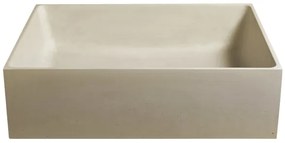 Sapho - Lavoar pentru blat FORMIGO 47,5x36,5 cm beton/bej