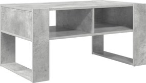 vidaXL Masă de cafea Gri din beton 92 x 53 x 45 cm Lemn compozit