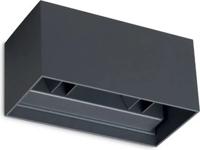 Aplica LED exterior ambientala IP54 ATOM AP D20 ANTRACITE 4000K