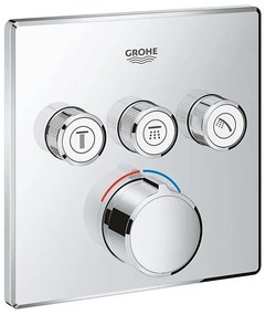 GROHE 29149000 - Rozetă pentru baterie încastrată SMARTCONTROL, 158 × 158 mm, crom