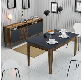 Mobilier living Milhouse (lemn de nuc + antracit). 1088729