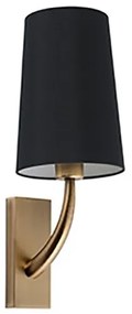 Aplica de perete eleganta design clasic REM auriu/negru