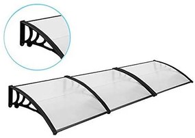 Marchiza copertina din policarbonat 300x90 cm-negru