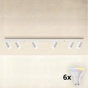 Brilagi - Lampă spot LED RGBW dimabilă SELE MODERN 6xGU10/6,5W/230V Wi-Fi albă