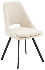 Scaun Bucatarie/Dining Nigmos Tapiterie Boucle Crem