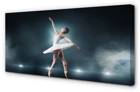 Tablouri canvas Alb femeie rochie de balet