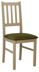 Scaun sufragerie Dalam IV (Stejar sonoma + Verde închis) . 1103402