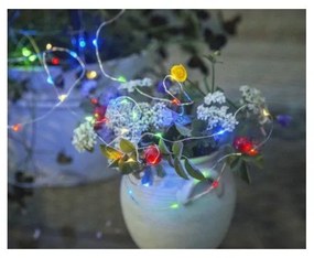 Șirag luminos solar de exterior LED Star Trading Dew Drop, 50 becuri, lungime 5 m