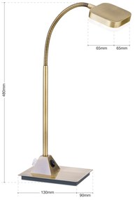 Veioza / Lampa de birou ajustabila Steno alama antique