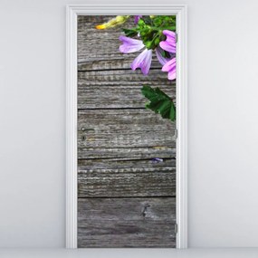 Fototapet pentru ușă - Flori de câmp (95x205cm)