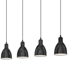 Lustră Eglo 49466 PRIDDY 4xE27/60W/230V