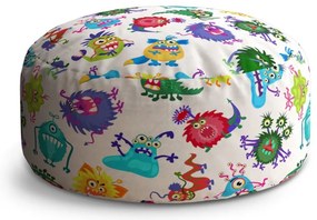 Taburet Circle monstruleți colorați, colorat