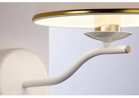 Jupiter 2086 - Aplica de perete SAMBA 1xE27/15W/230V alb/auriu