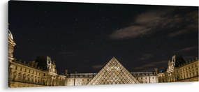 Tablou - Louvre nocturn (120x50 cm)