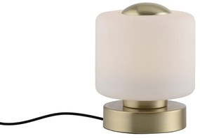 Lampă de masă din alamă cu LED, cu dimmer pe 3 trepte cu touch - Mirko
