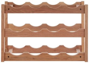 Raft pentru sticle de vin în culoare naturală din lemn de nuc număr de sticle 12 Arla – Premier Housewares