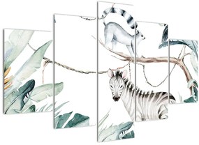 Tablou - Animale exotice (150x105 cm)