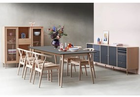 Masă de dining extensibilă cu blat suplimentar 90x165 cm Meza – Hammel Furniture