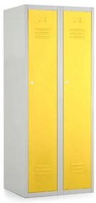 Dulap metalic, 60 x 50 x 150 cm, inchidere cilindrica, galben - ral 1023