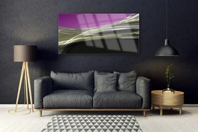 Tablouri acrilice Abstract Art Violet Gri Negru