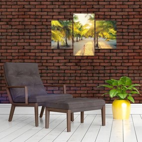 Tablou - Femeie între palmieri (90x60 cm)