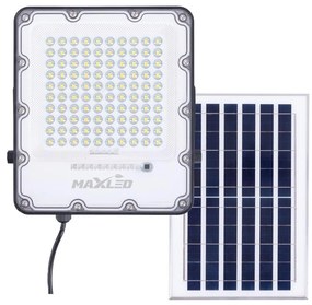 Proiector LED solar LED/50W/3,2V 4500K IP65 + telecomandă