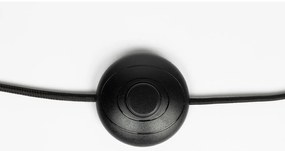 Lampadar negru cu abajur textil (înălțime 220 cm) Martine – White Label