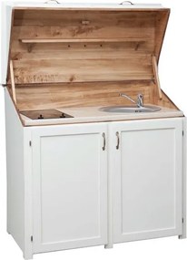 Mobila bucatarie  CHICINETA MICA, L130 60 H115 cm, lemn masiv